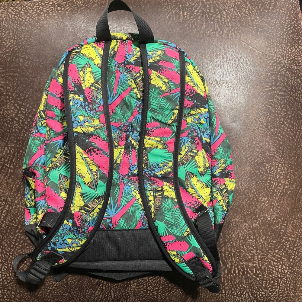 KAVU True Outdoor Wear Backpack Colorful Tropical Print Travel Bag‎ - Picture 6 of 6